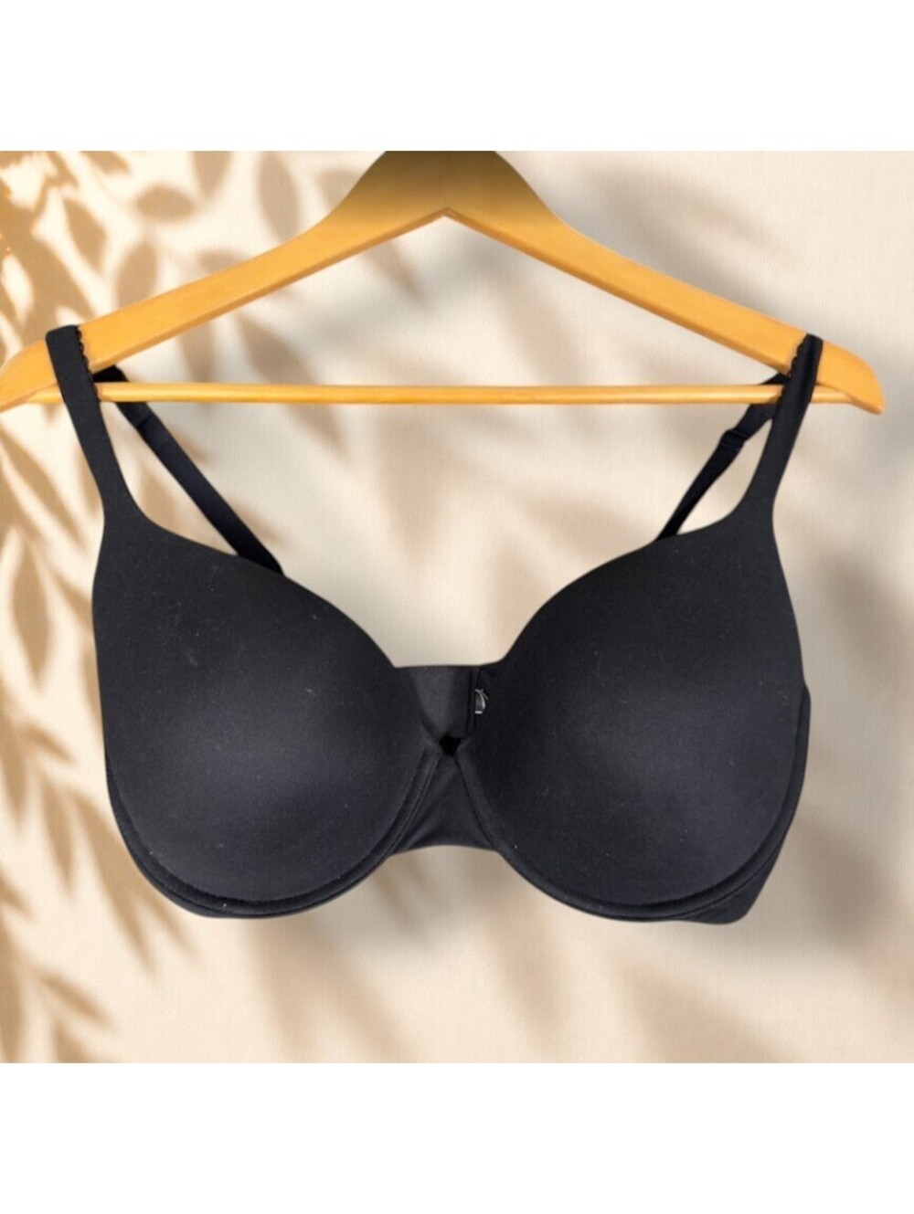 Victoria's Secret Bralette Bra Women 36DDD Black Underwired Opaque Push Up